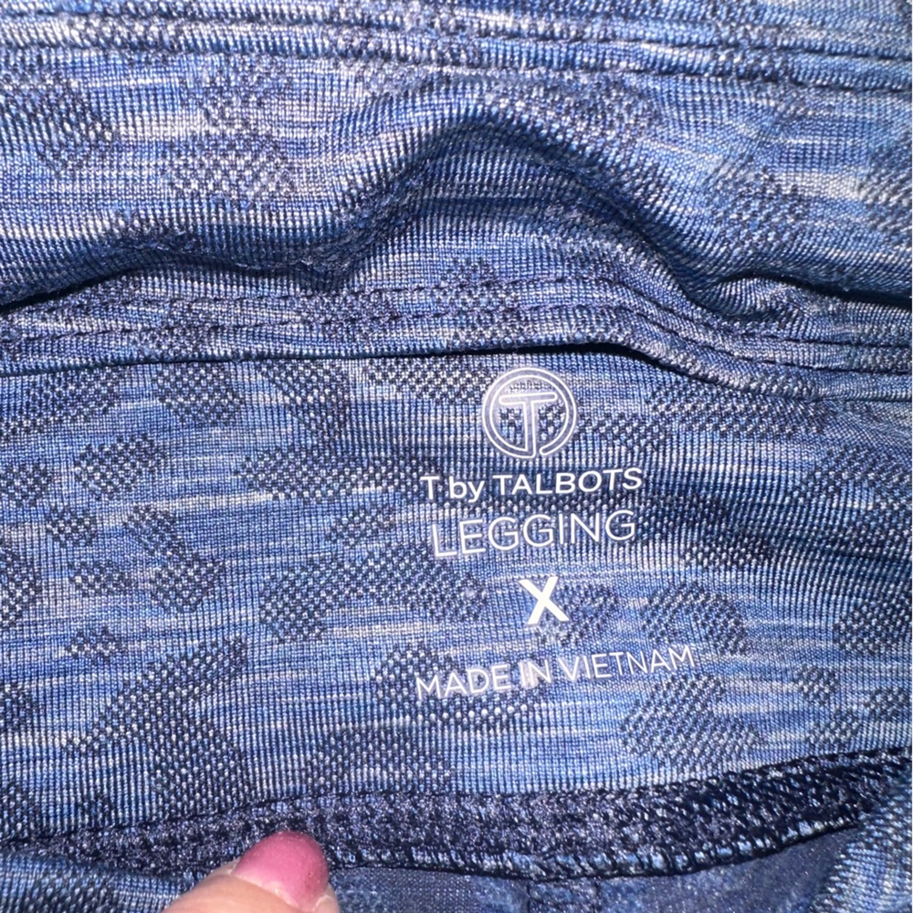 Talbots Blue Leggings with High Waist and Seamless Design, X - Picture 7 of 9